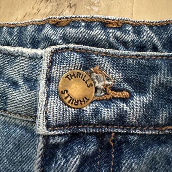 Thrills Thelma Denim Shorts Size 26 - Picture 2 of 4